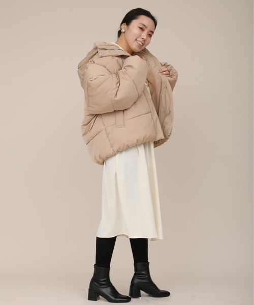 sakishimatokyo（サキシマトーキョー）の「【ZOZO限定】サキシマamp[フードツキナカワタジャケット]（ブルゾン・レディース・ブラック/ベージュ・FREE）」の18枚目の写真