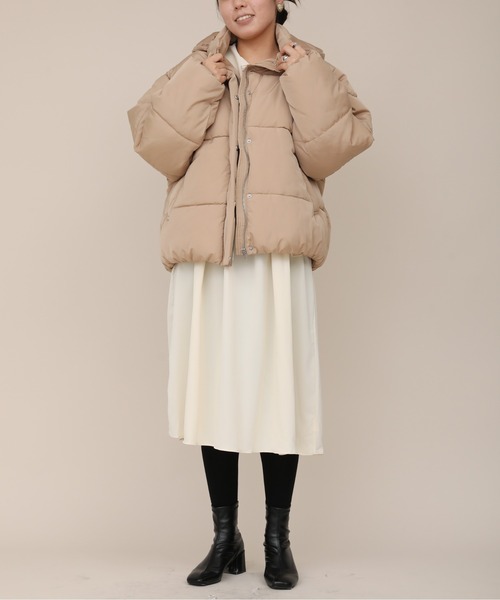 sakishimatokyo（サキシマトーキョー）の「【ZOZO限定】サキシマamp[フードツキナカワタジャケット]（ブルゾン・レディース・ブラック/ベージュ・FREE）」の10枚目の写真