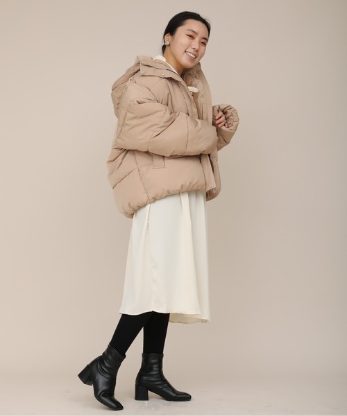 sakishimatokyo（サキシマトーキョー）の「【ZOZO限定】サキシマamp[フードツキナカワタジャケット]（ブルゾン・レディース・ブラック/ベージュ・FREE）」の22枚目の写真