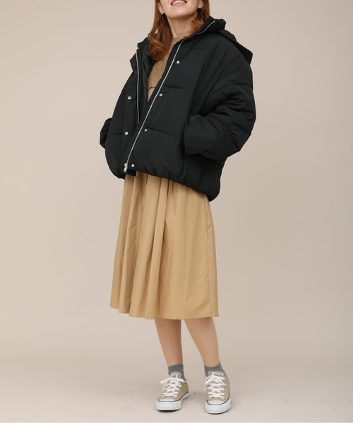 sakishimatokyo（サキシマトーキョー）の「【ZOZO限定】サキシマamp[フードツキナカワタジャケット]（ブルゾン・レディース・ブラック/ベージュ・FREE）」の13枚目の写真