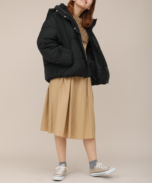 sakishimatokyo（サキシマトーキョー）の「【ZOZO限定】サキシマamp[フードツキナカワタジャケット]（ブルゾン・レディース・ブラック/ベージュ・FREE）」の11枚目の写真