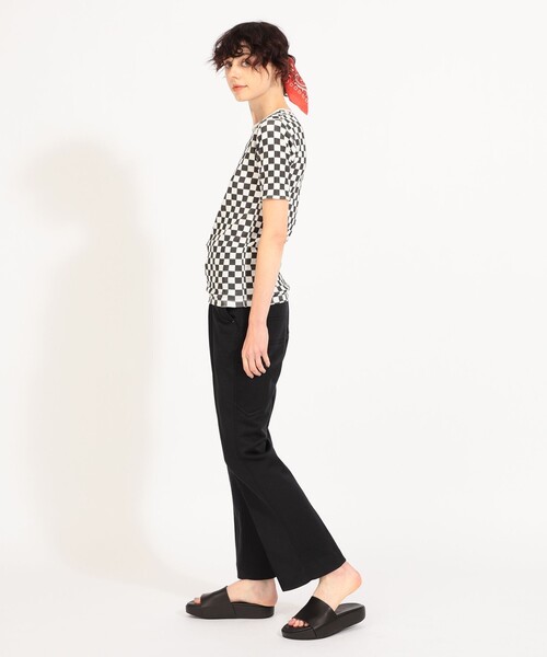 BEAMS BOY（ビームスボーイ）の「SCREEN STARS × maturely / Checker Reversible Tshit（Tシャツ/カットソー・レディース・ブラック×ホワイト/トリコロール・ONE SIZE）」の7枚目の写真