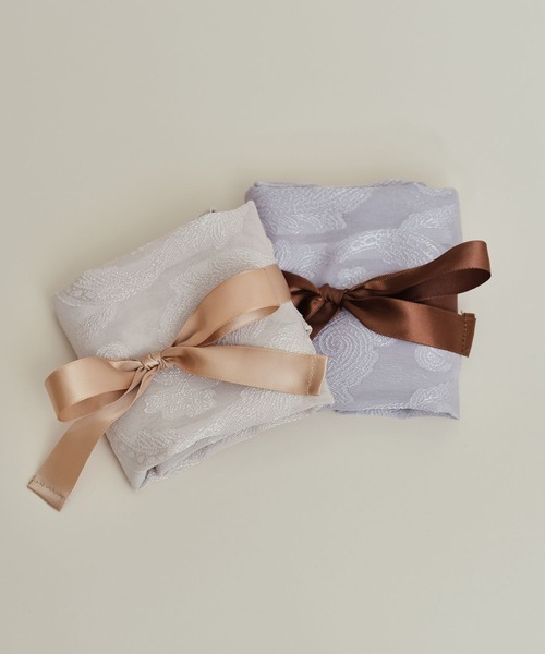 tocco closet(トッコ クローゼット)の「【ZOZO限定】りぼん付きペイズリーシアーシフォンバック(エコバッグ/サブバッグ・レディース・グレー系その他/ベージュ系その他・FREE)」の16枚目の写真