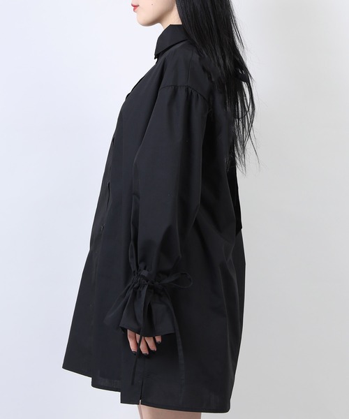 WC（ダブル シー）の「WC/2WAYリボン長袖シャツ（シャツ/ブラウス・レディース・ホワイト/ブラック・FREE）」の7枚目の写真