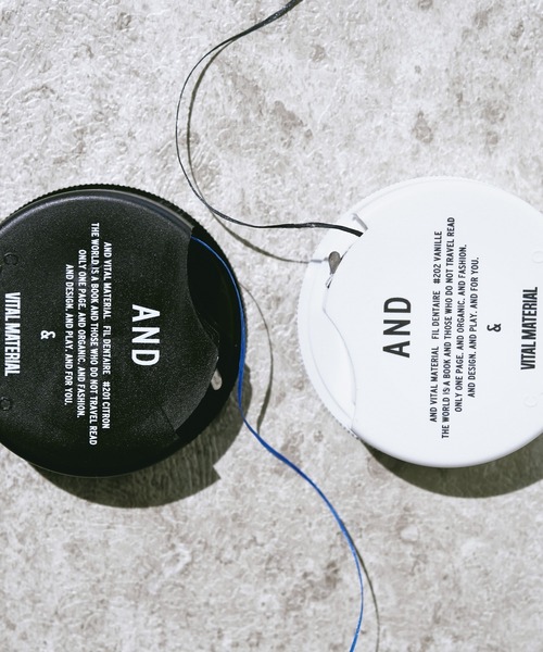 VITAL MATERIAL（ヴァイタルマテリアル）の「AND VITAL MATERIAL デンタルフロス レモン（オーラルケア/歯磨きグッズ・メンズ・ブラック・FREE）」の5枚目の写真