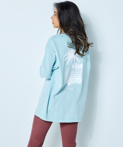 ROXY（ロキシー）の「SURF CLUB L/S/ロキシーバックプリント長袖ロンT（Tシャツ/カットソー・レディース・レッド/アクア/ホワイト/ピンク系その他・SMALL/MEDIUM/LARGE）」の21枚目の写真