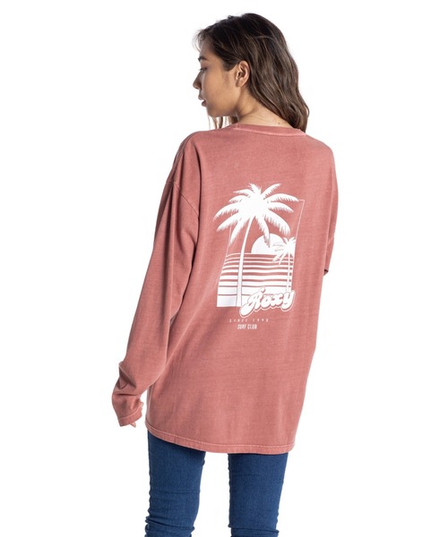 ROXY（ロキシー）の「SURF CLUB L/S/ロキシーバックプリント長袖ロンT（Tシャツ/カットソー・レディース・レッド/アクア/ホワイト/ピンク系その他・SMALL/MEDIUM/LARGE）」の9枚目の写真