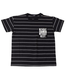 GLAZOS（グラソス）の「VORTEX天竺・ドロップショルダーポケットプリント半袖Tシャツ（Tシャツ/カットソー・キッズ）」