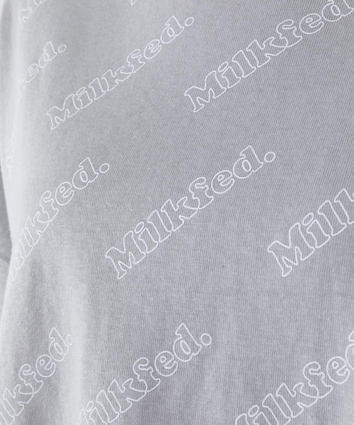 MILKFED.(ミルクフェド)の「ALLOVER LOGO TOP(Tシャツ/カットソー・レディース・ホワイト/ライトグレー/ブラック/ベージュ/レッド・ONE SIZE)」の16枚目の写真