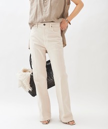 plage | *ストレッチセンタープレスデニム◆(デニムパンツ)