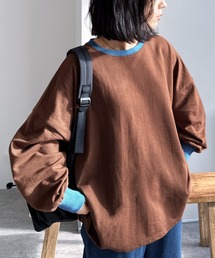 【累計販売99,351枚突破!】ゆったり体型カバー!ボーダー&無地オーバーサイズプルオーバー