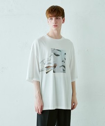 Lui's | フェイスハンド スーパービッグシルエットTシャツ(Tシャツ/カットソー)