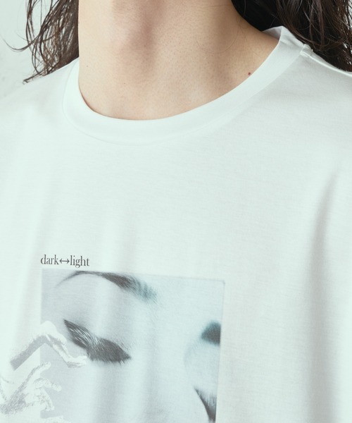 Lui's（ルイス）の「フェイスハンド スーパービッグシルエットTシャツ（Tシャツ/カットソー・メンズ・ホワイト/ブラック/グレー・FREE）」の15枚目の写真