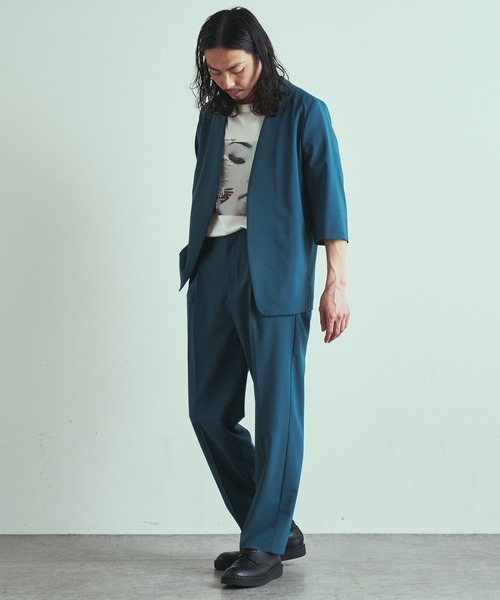 Lui's（ルイス）の「フェイスハンド スーパービッグシルエットTシャツ（Tシャツ/カットソー・メンズ・ホワイト/ブラック/グレー・FREE）」の22枚目の写真