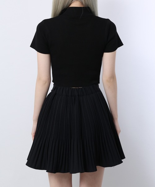 WC（ダブル シー）の「チャイナデザインピチT（Tシャツ/カットソー・レディース・ブラック/ライトパープル・FREE）」の6枚目の写真