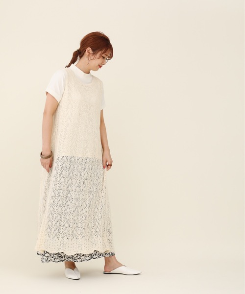 Zozo限定 トップス セール サキシマamp 2way透かし編みバックスリットワンピース 透かし編みニット ベスト Sakishimatokyo サキシマトーキョー のファッション