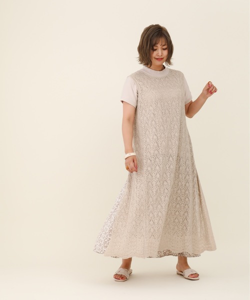 Zozo限定 トップス セール サキシマamp 2way透かし編みバックスリットワンピース 透かし編みニット ベスト Sakishimatokyo サキシマトーキョー のファッション