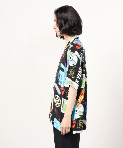 24karats（トゥウェンティーフォーカラッツ）の「00s Pattern Shirt SS（シャツ/ブラウス・メンズ・ブラック/サックスブルー・M/L/XL/S）」の6枚目の写真