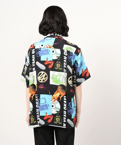 24karats（トゥウェンティーフォーカラッツ）の「00s Pattern Shirt SS（シャツ/ブラウス・メンズ・ブラック/サックスブルー・M/L/XL/S）」の5枚目の写真