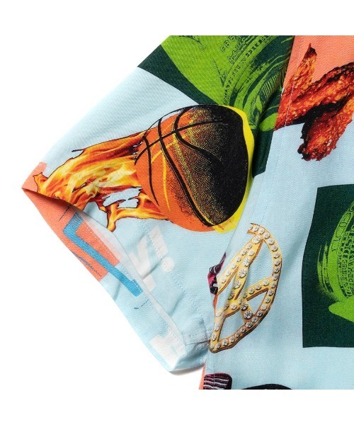 24karats（トゥウェンティーフォーカラッツ）の「00s Pattern Shirt SS（シャツ/ブラウス・メンズ・ブラック/サックスブルー・M/L/XL/S）」の11枚目の写真