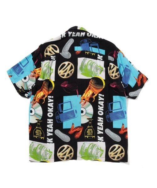 24karats（トゥウェンティーフォーカラッツ）の「00s Pattern Shirt SS（シャツ/ブラウス・メンズ・ブラック/サックスブルー・M/L/XL/S）」の7枚目の写真