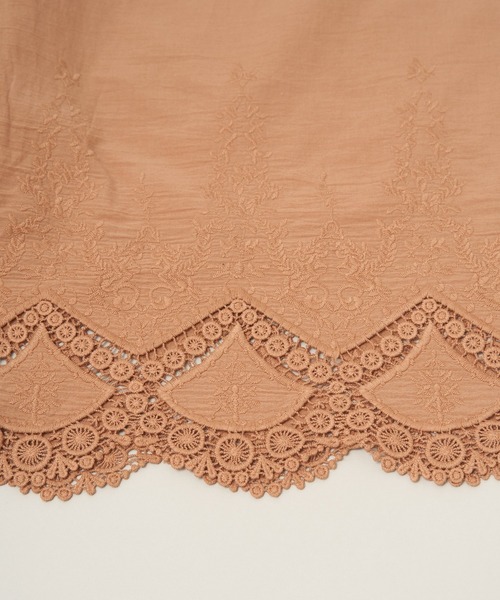 AS KNOW AS de base（アズノゥアズドゥバズ）の「楽しむコーデ刺繍パンツ　マスクセット（その他パンツ・レディース・ホワイト/ブラック/ブラウン・FREE）」の8枚目の写真