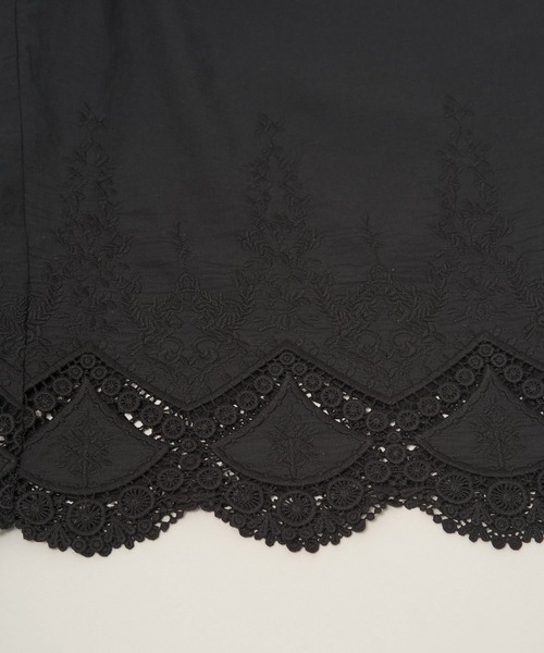 AS KNOW AS de base（アズノゥアズドゥバズ）の「楽しむコーデ刺繍パンツ　マスクセット（その他パンツ・レディース・ホワイト/ブラック/ブラウン・FREE）」の9枚目の写真