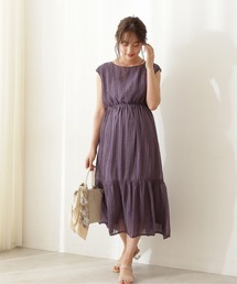 PROPORTION BODY DRESSING | タック楊柳ワンピース / 1211240603(ワンピース)