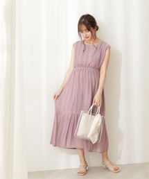 PROPORTION BODY DRESSING | タック楊柳ワンピース / 1211240603(ワンピース)