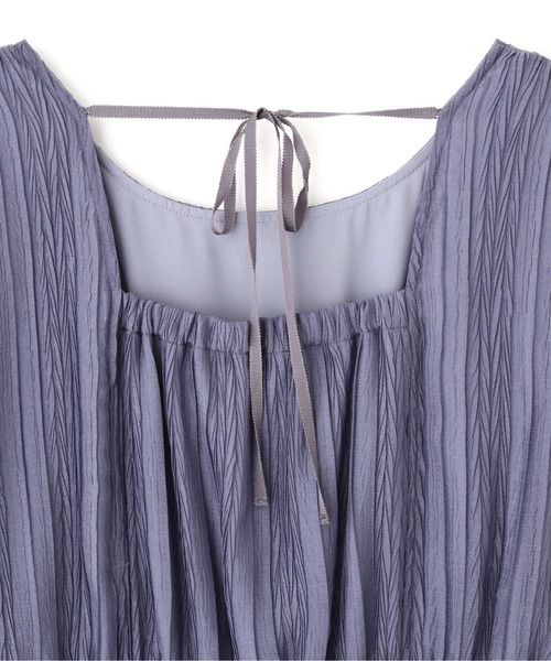 PROPORTION BODY DRESSING（プロポーションボディドレッシング）の「タック楊柳ワンピース / 1211240603（ワンピース・レディース・ブルー/ピンク/パープル・SMALL/MEDIUM）」の7枚目の写真