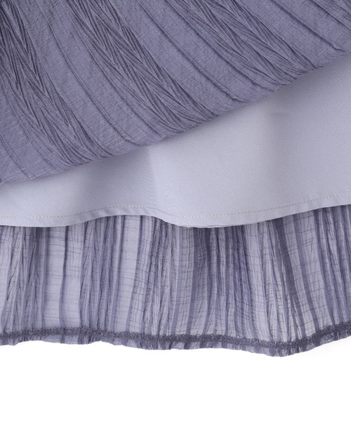 PROPORTION BODY DRESSING（プロポーションボディドレッシング）の「タック楊柳ワンピース / 1211240603（ワンピース・レディース・ブルー/ピンク/パープル・SMALL/MEDIUM）」の5枚目の写真