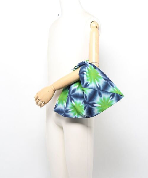 カヤ（カヤ）の「【カヤ】雪花あずま袋（エコバッグ/サブバッグ・レディース・パープル/ネイビー/イエロー/インディゴブルー/ブルー/グリーン・FREE）」の11枚目の写真