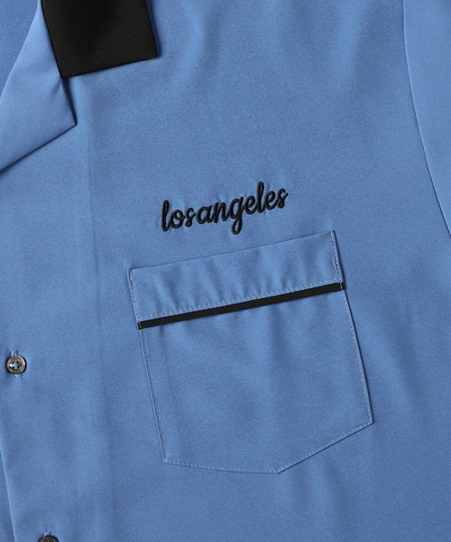 BACK NUMBER（バックナンバー）の「【BACK NUMBER】ボウリングシャツ（シャツ/ブラウス・メンズ・グリーン/ダークグレー/ブルー/オフホワイト・M/L/XL）」の15枚目の写真