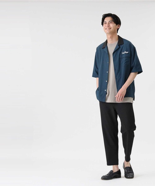 BACK NUMBER（バックナンバー）の「【BACK NUMBER】ボウリングシャツ（シャツ/ブラウス・メンズ・グリーン/ダークグレー/ブルー/オフホワイト・M/L/XL）」の13枚目の写真