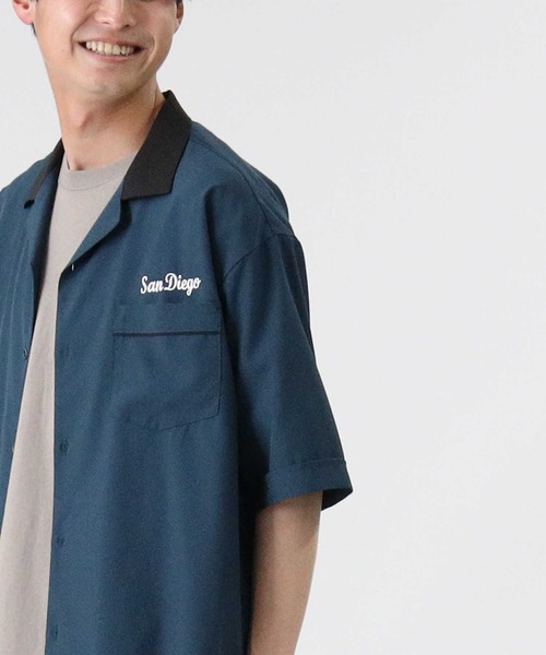 BACK NUMBER（バックナンバー）の「【BACK NUMBER】ボウリングシャツ（シャツ/ブラウス・メンズ・グリーン/ダークグレー/ブルー/オフホワイト・M/L/XL）」の14枚目の写真