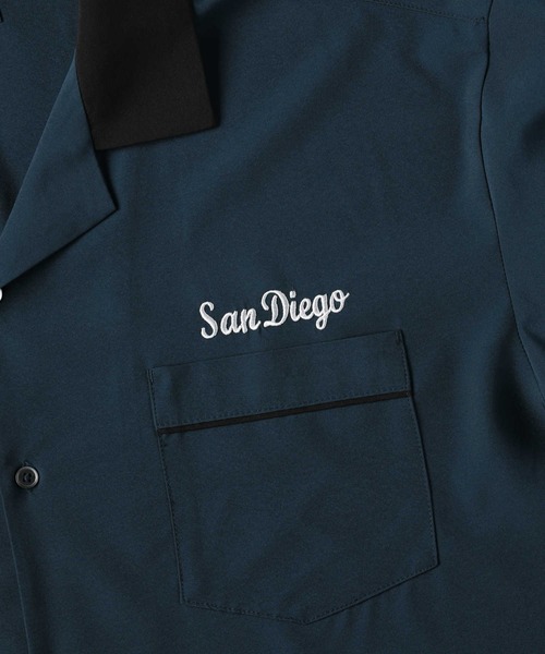 BACK NUMBER（バックナンバー）の「【BACK NUMBER】ボウリングシャツ（シャツ/ブラウス・メンズ・グリーン/ダークグレー/ブルー/オフホワイト・M/L/XL）」の16枚目の写真