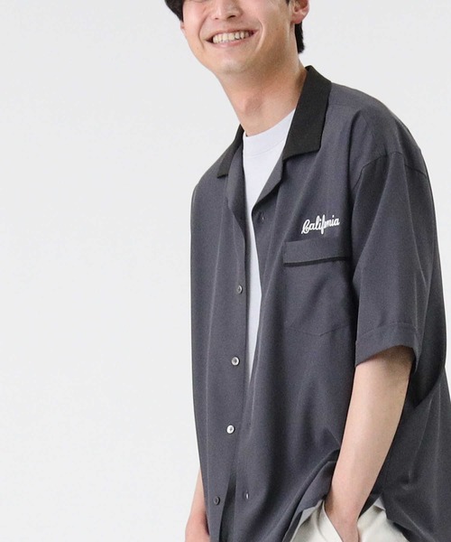 BACK NUMBER（バックナンバー）の「【BACK NUMBER】ボウリングシャツ（シャツ/ブラウス・メンズ・グリーン/ダークグレー/ブルー/オフホワイト・M/L/XL）」の10枚目の写真