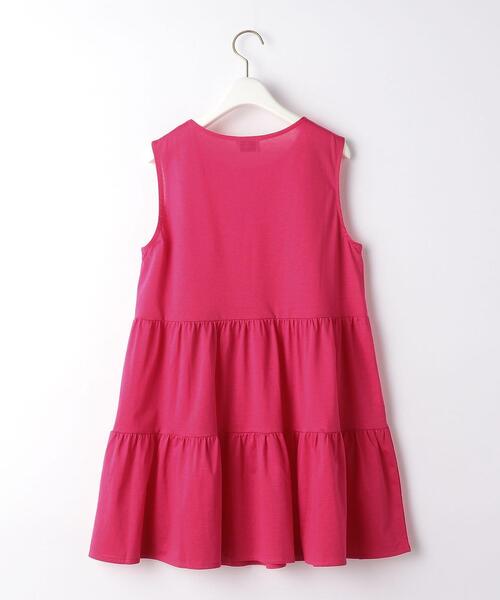 green label relaxing（グリーンレーベルリラクシング）の「FFC OG ティアード ノースリーブ カットソー（Tシャツ/カットソー・レディース・ホワイト/ブラック/ピンク・FREE）」の12枚目の写真