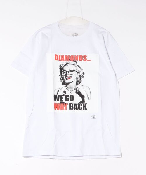 tone(トーン)の「【RadioDays/ラジオデイズ】MARILYN MONROE S/S TEE(UN)(Tシャツ/カットソー・メンズ・ホワイト/ブラック・MEDIUM/LARGE/X-LARGE)」の1枚目の写真