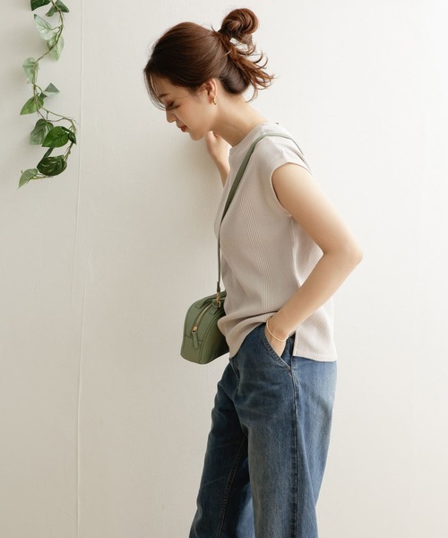 セール】ランダムワッフルフレンチスリーブ（Tシャツ/カットソー