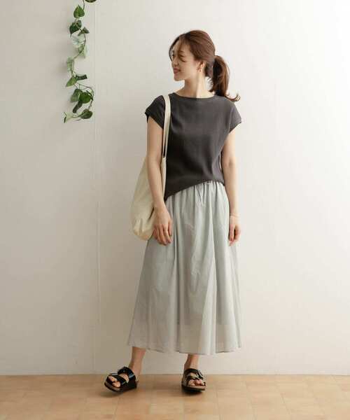 ME ISSEY MIYAKE ワッフルカットソー 半袖 フレンチスリーブ 総柄 ME ISSEY MIYAKE ワッフルカットソー 半袖 フレンチスリーブ 総
