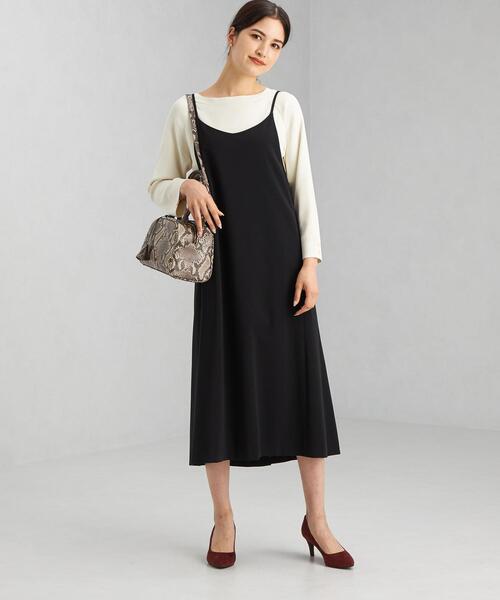 green label relaxing（グリーンレーベルリラクシング）の「ソウバリ ラグラン プルオーバー ニット -ウォッシャブル-（ニット/セーター・レディース・ブラック/その他1/ライトブルー/オフホワイト・FREE）」の15枚目の写真