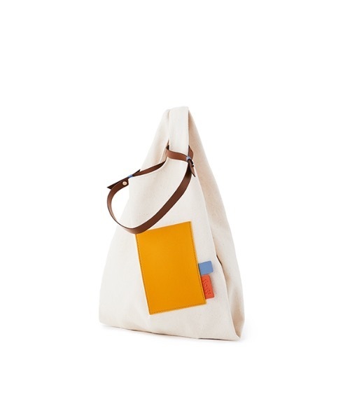 faff（ファフ）の「【faff 】マーケットバッグ / Market bag（ショルダーバッグ・レディース・ベージュ/ブルー/ホワイト×ブルー/ホワイト×イエロー・FREE）」の10枚目の写真