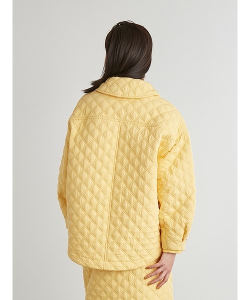 LILY BROWN（リリーブラウン）の「キルティングジャケット（ミリタリージャケット・レディース・アイボリー/イエロー/カーキ・FREE）」の8枚目の写真