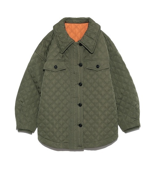 LILY BROWN（リリーブラウン）の「キルティングジャケット（ミリタリージャケット・レディース・アイボリー/イエロー/カーキ・FREE）」の9枚目の写真