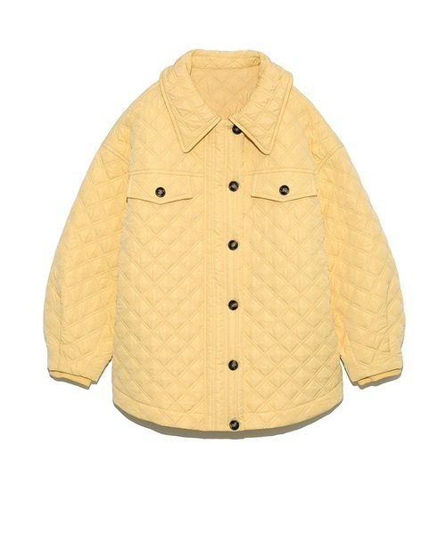 LILY BROWN（リリーブラウン）の「キルティングジャケット（ミリタリージャケット・レディース・アイボリー/イエロー/カーキ・FREE）」の17枚目の写真