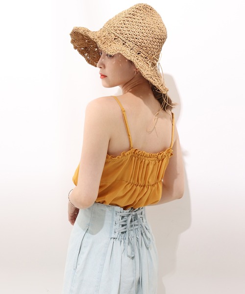 one after another NICE CLAUP（ワンアフターアナザーナイスクラップ）の「レースアップマーメイドスカート（スカート・レディース・ブラック/ネイビー/サックスブルー/ブルー系その他・FREE）」の20枚目の写真