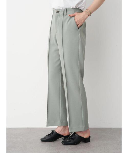 earth music&ecology（アースミュージックアンドエコロジー）の「センターシームフレアパンツ ＊（その他パンツ・レディース・ブラック/ピンク/ミント/ライトベージュ・S/M）」の11枚目の写真