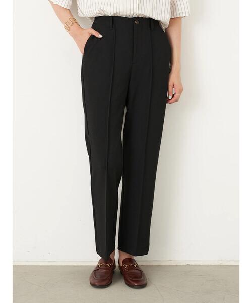 earth music&ecology（アースミュージックアンドエコロジー）の「センターシームフレアパンツ ＊（その他パンツ・レディース・ブラック/ピンク/ミント/ライトベージュ・S/M）」の19枚目の写真