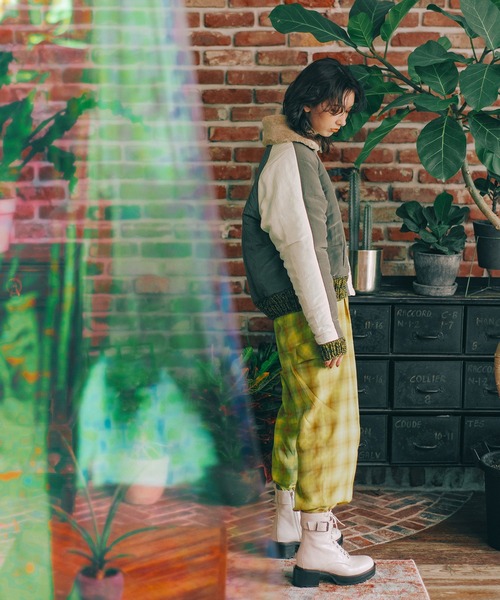 あしながおじさん（アシナガオジサン）の「厚底コンバットブーツ　-6701273（ブーツ・レディース・ブラック/アイボリー/ワイン・22.5cm/23.5cm/24.5cm/23.0cm/24.0cm）」の6枚目の写真